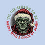 Merry With A Pinch Of Scary-None-Glossy-Sticker-glitchygorilla