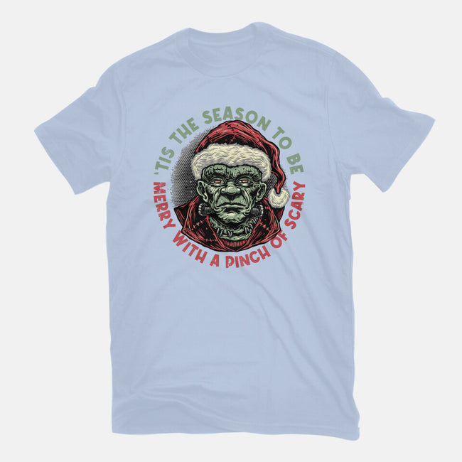 Merry With A Pinch Of Scary-Mens-Premium-Tee-glitchygorilla