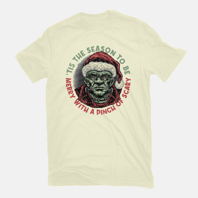 Merry With A Pinch Of Scary-Mens-Basic-Tee-glitchygorilla