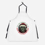 Merry With A Pinch Of Scary-Unisex-Kitchen-Apron-glitchygorilla