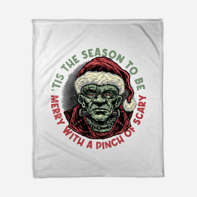 Merry With A Pinch Of Scary-None-Fleece-Blanket-glitchygorilla
