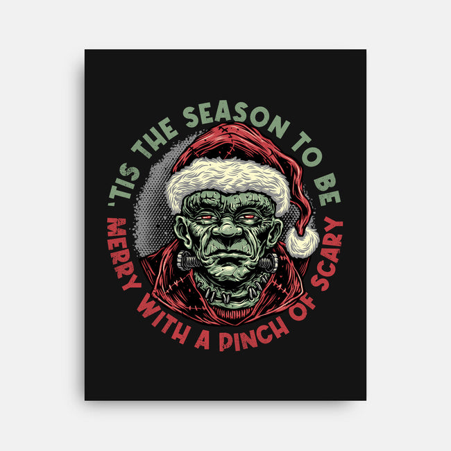 Merry With A Pinch Of Scary-None-Stretched-Canvas-glitchygorilla