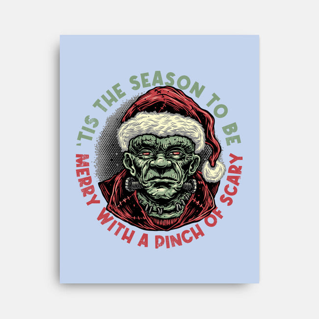 Merry With A Pinch Of Scary-None-Stretched-Canvas-glitchygorilla