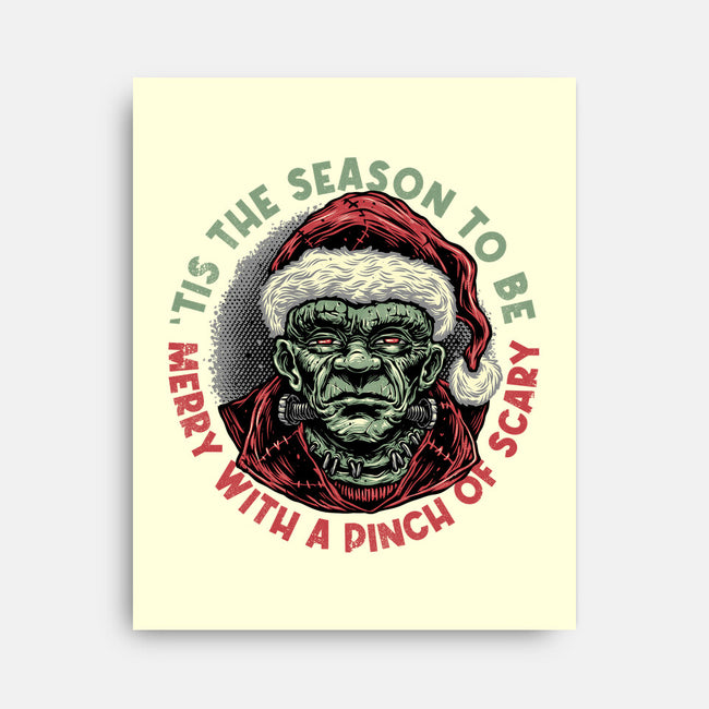 Merry With A Pinch Of Scary-None-Stretched-Canvas-glitchygorilla