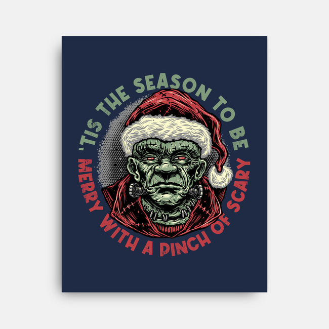 Merry With A Pinch Of Scary-None-Stretched-Canvas-glitchygorilla