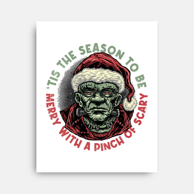 Merry With A Pinch Of Scary-None-Stretched-Canvas-glitchygorilla