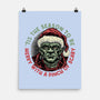 Merry With A Pinch Of Scary-None-Matte-Poster-glitchygorilla