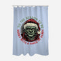 Merry With A Pinch Of Scary-None-Polyester-Shower Curtain-glitchygorilla