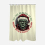 Merry With A Pinch Of Scary-None-Polyester-Shower Curtain-glitchygorilla