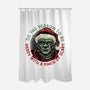 Merry With A Pinch Of Scary-None-Polyester-Shower Curtain-glitchygorilla