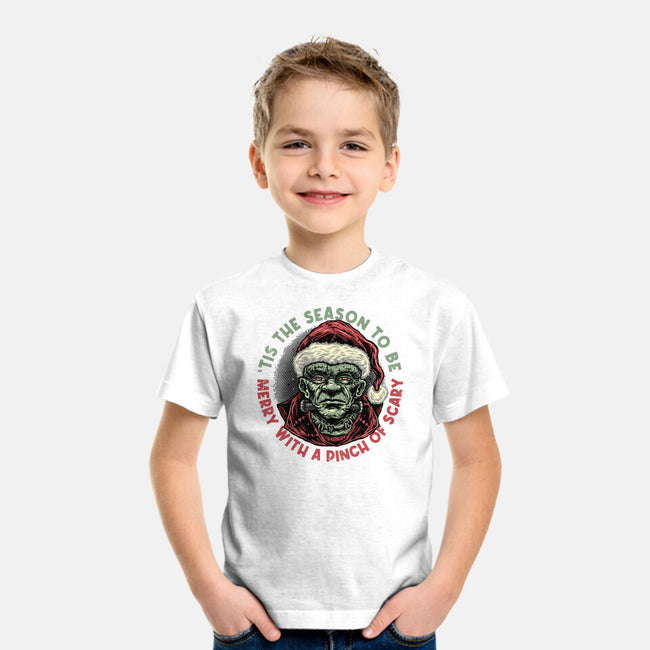 Merry With A Pinch Of Scary-Youth-Basic-Tee-glitchygorilla
