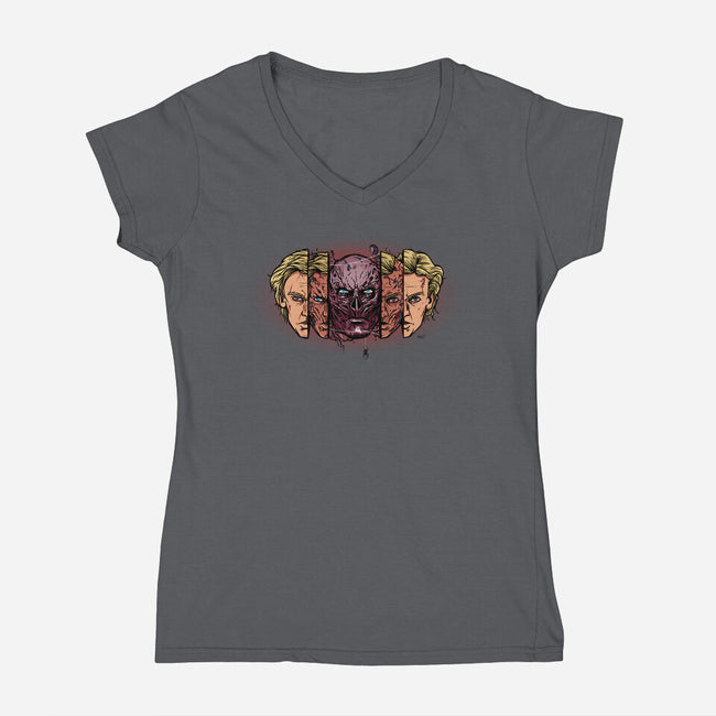 Stranger Transformation-Womens-V-Neck-Tee-AndreusD