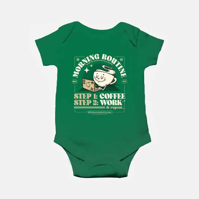 Morning Routine-Baby-Basic-Onesie-StudioM6