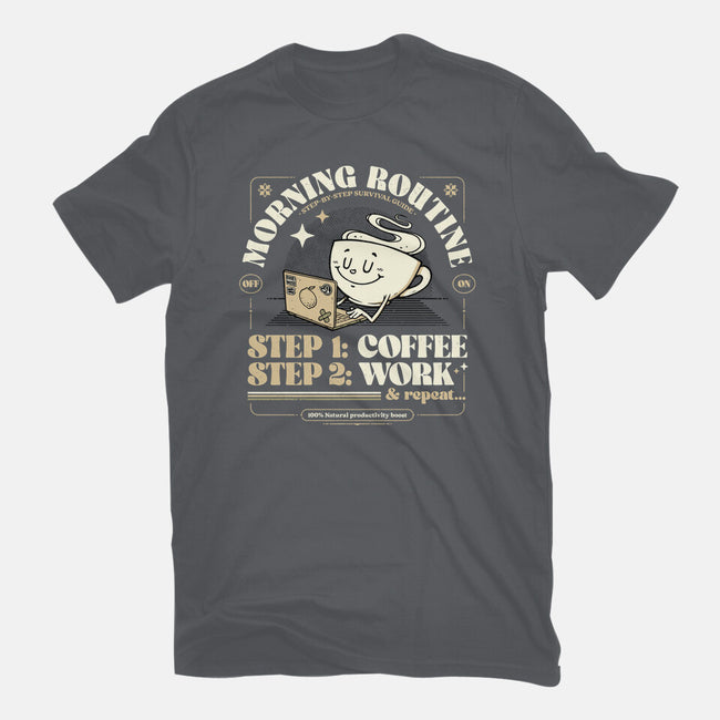 Morning Routine-Mens-Heavyweight-Tee-StudioM6