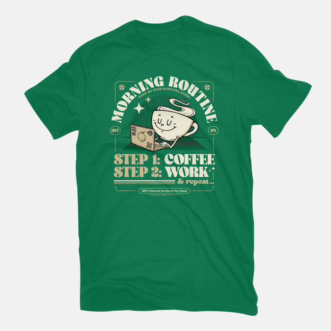 Morning Routine-Mens-Heavyweight-Tee-StudioM6