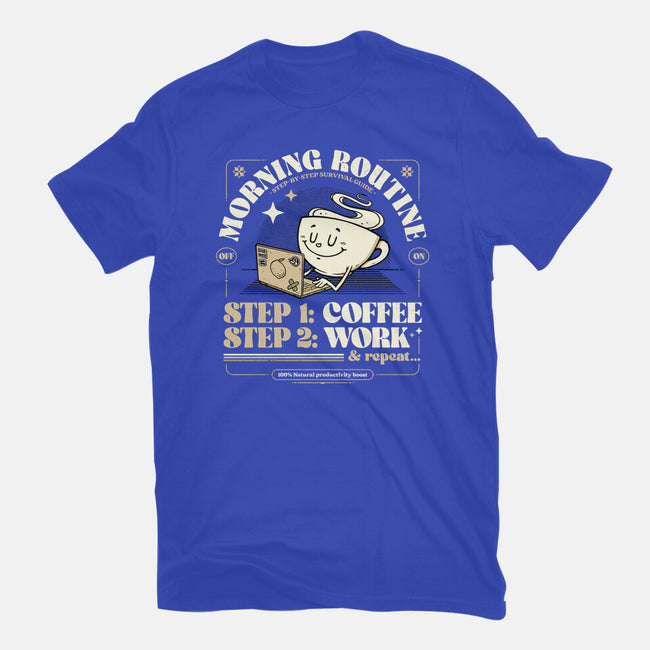 Morning Routine-Unisex-Basic-Tee-StudioM6