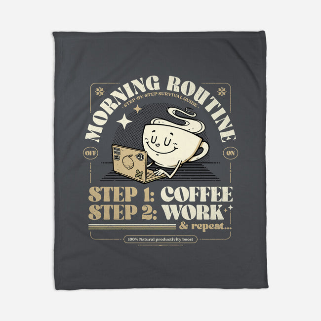 Morning Routine-None-Fleece-Blanket-StudioM6