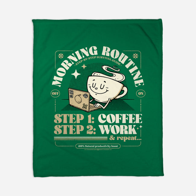 Morning Routine-None-Fleece-Blanket-StudioM6