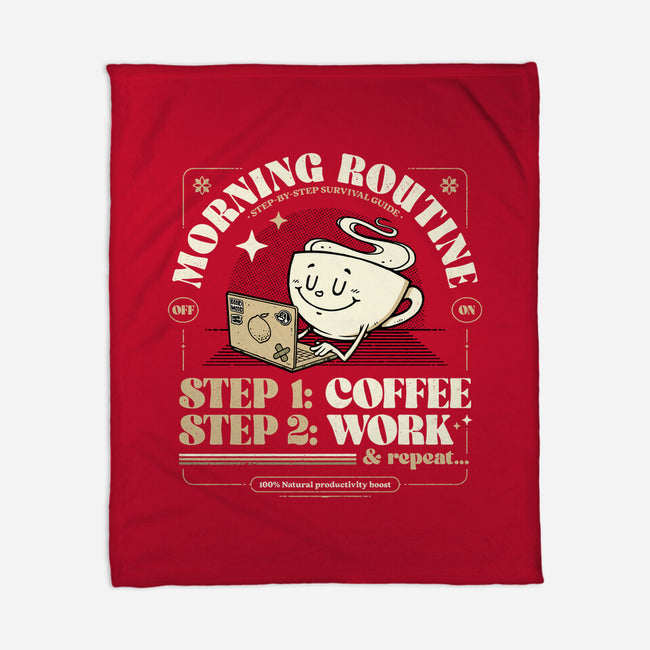 Morning Routine-None-Fleece-Blanket-StudioM6