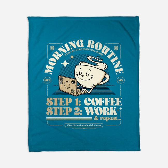 Morning Routine-None-Fleece-Blanket-StudioM6