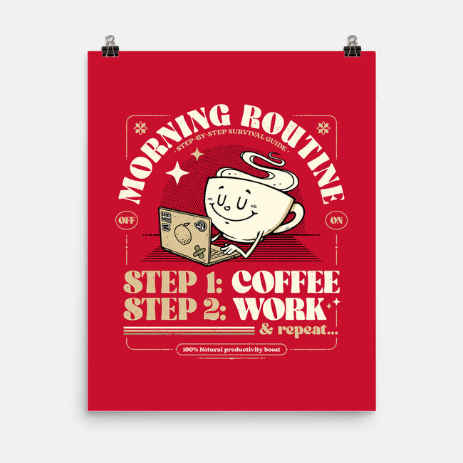 Morning Routine-None-Matte-Poster-StudioM6