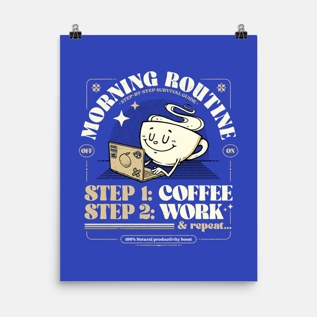 Morning Routine-None-Matte-Poster-StudioM6