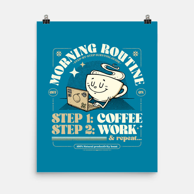 Morning Routine-None-Matte-Poster-StudioM6