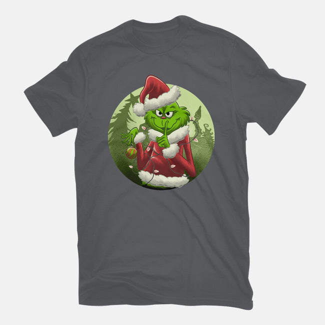 Christmas Stealer-Womens-Fitted-Tee-rmatix