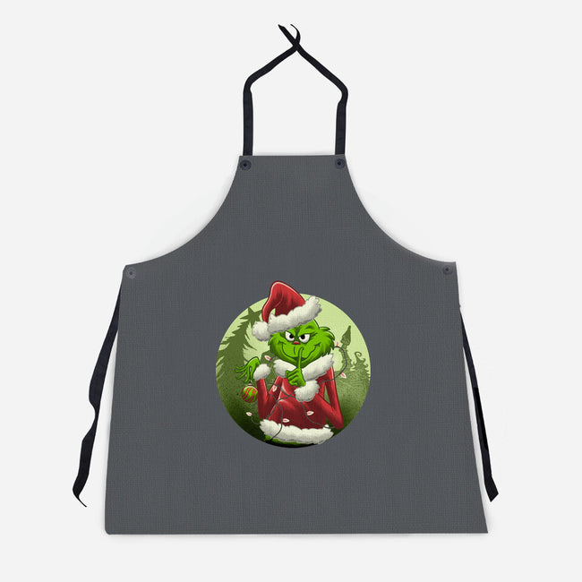 Christmas Stealer-Unisex-Kitchen-Apron-rmatix