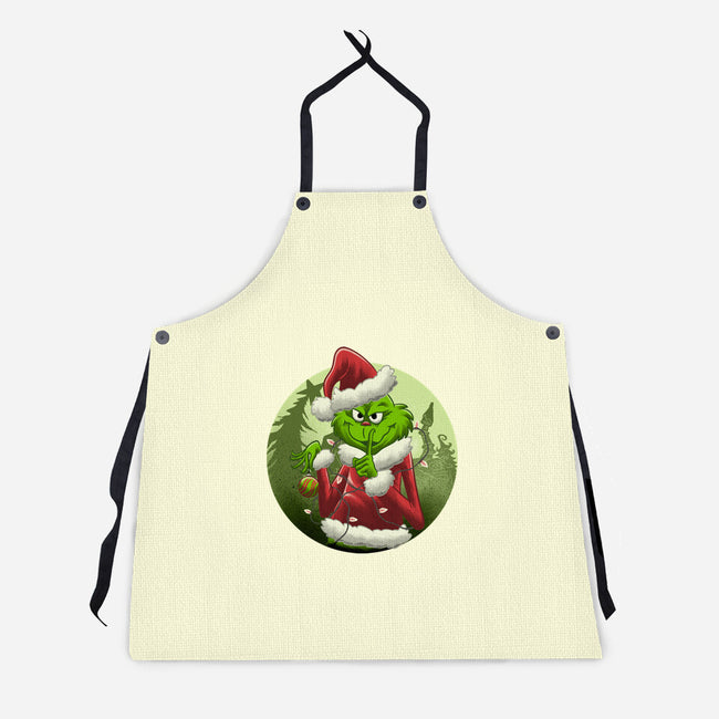 Christmas Stealer-Unisex-Kitchen-Apron-rmatix