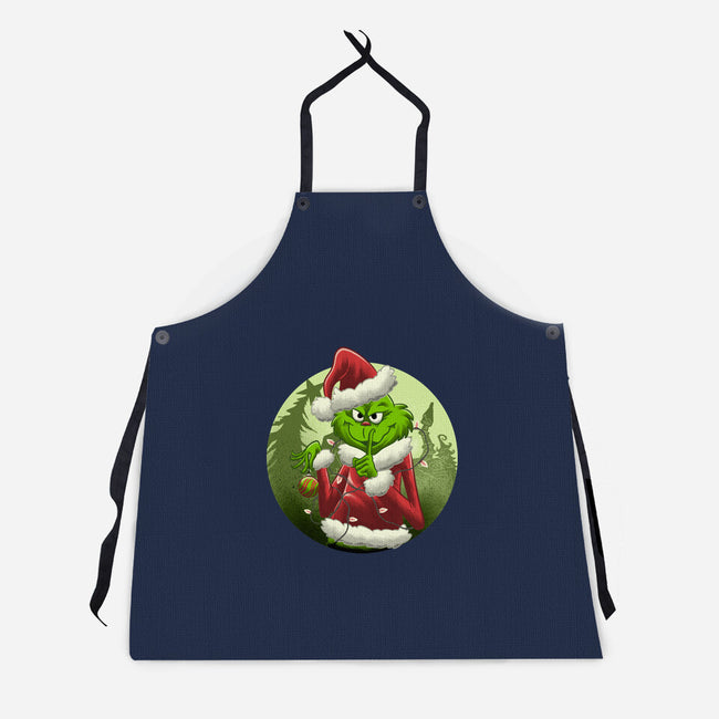 Christmas Stealer-Unisex-Kitchen-Apron-rmatix
