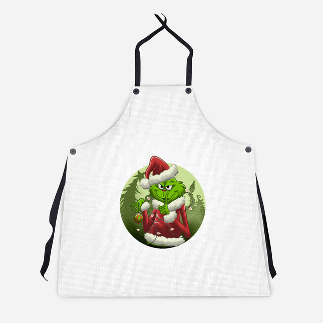 Christmas Stealer-Unisex-Kitchen-Apron-rmatix