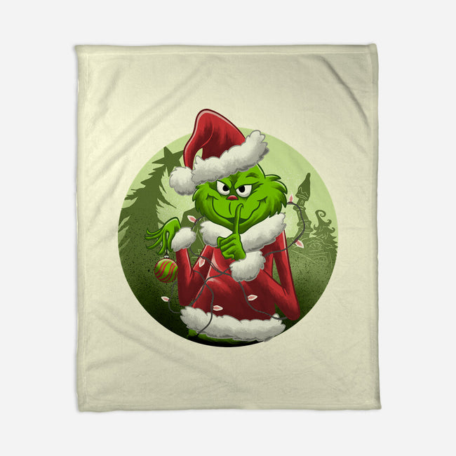 Christmas Stealer-None-Fleece-Blanket-rmatix