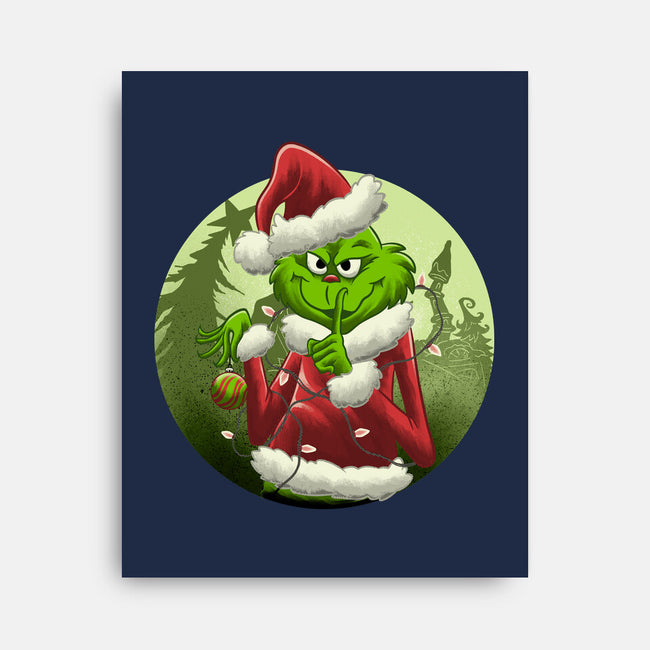 Christmas Stealer-None-Stretched-Canvas-rmatix