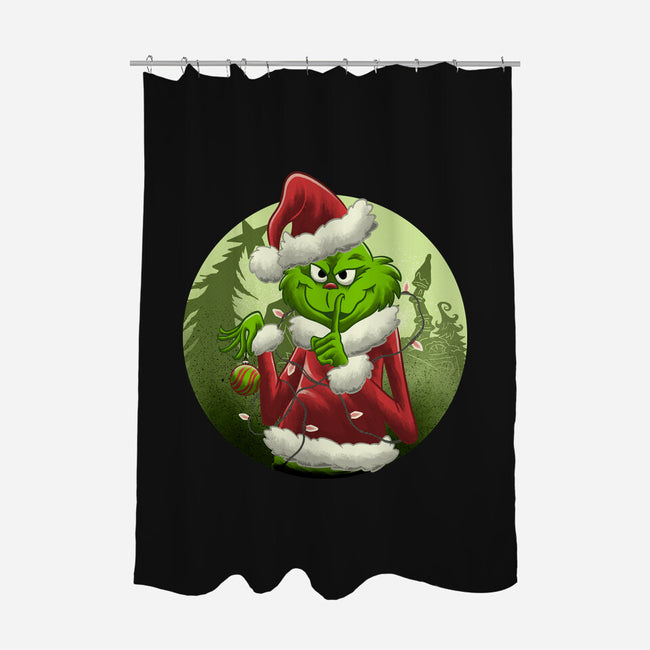 Christmas Stealer-None-Polyester-Shower Curtain-rmatix
