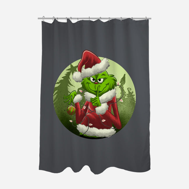 Christmas Stealer-None-Polyester-Shower Curtain-rmatix