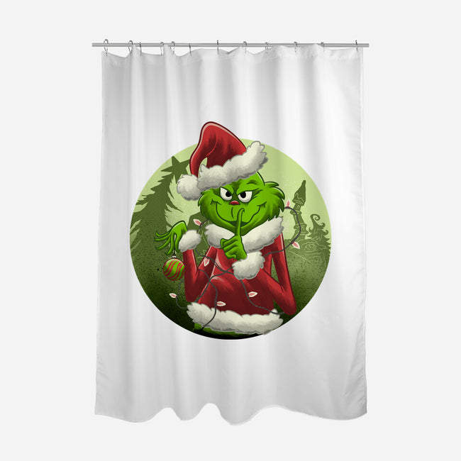 Christmas Stealer-None-Polyester-Shower Curtain-rmatix
