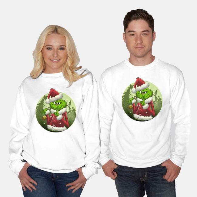 Christmas Stealer-Unisex-Crew Neck-Sweatshirt-rmatix