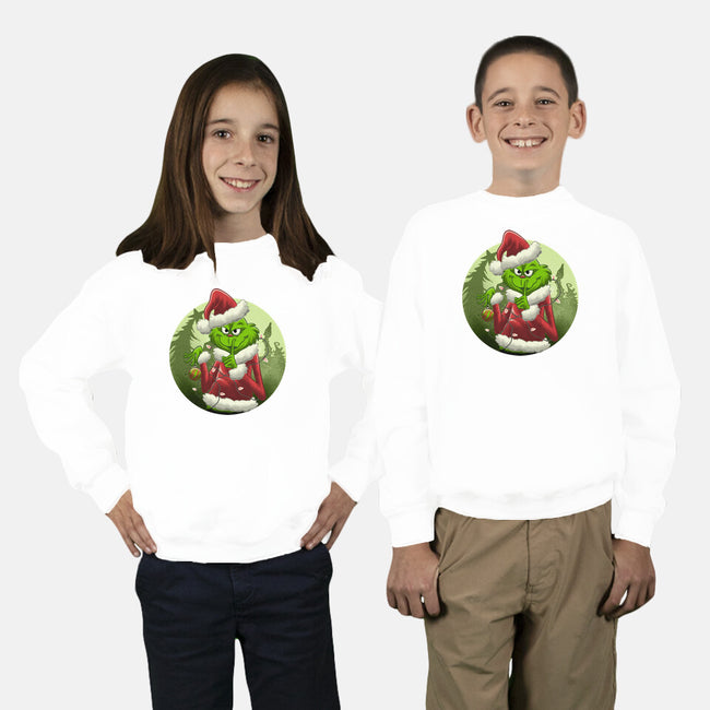 Christmas Stealer-Youth-Crew Neck-Sweatshirt-rmatix