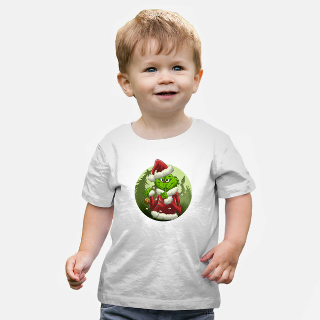Christmas Stealer-Baby-Basic-Tee-rmatix