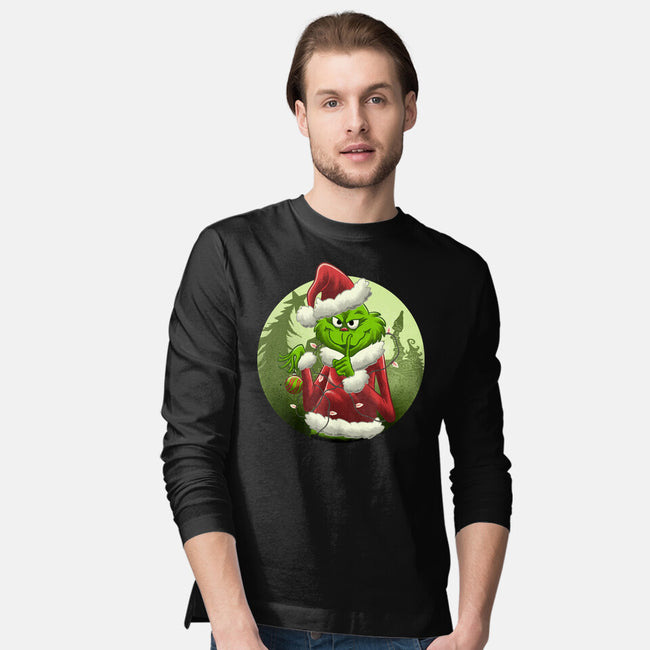 Christmas Stealer-Mens-Long Sleeved-Tee-rmatix