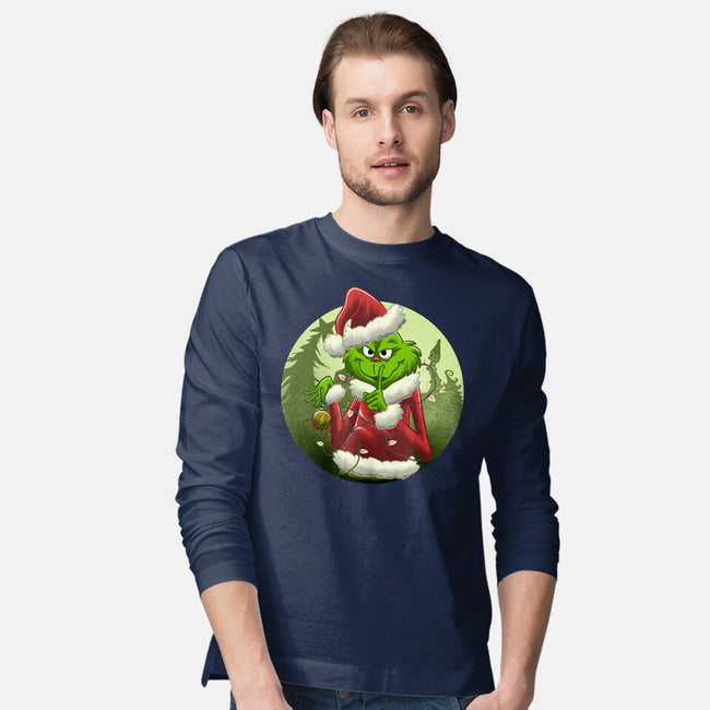 Christmas Stealer-Mens-Long Sleeved-Tee-rmatix