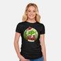Christmas Stealer-Womens-Fitted-Tee-rmatix