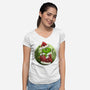 Christmas Stealer-Womens-V-Neck-Tee-rmatix