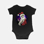 Skeleton Santa-Baby-Basic-Onesie-rmatix