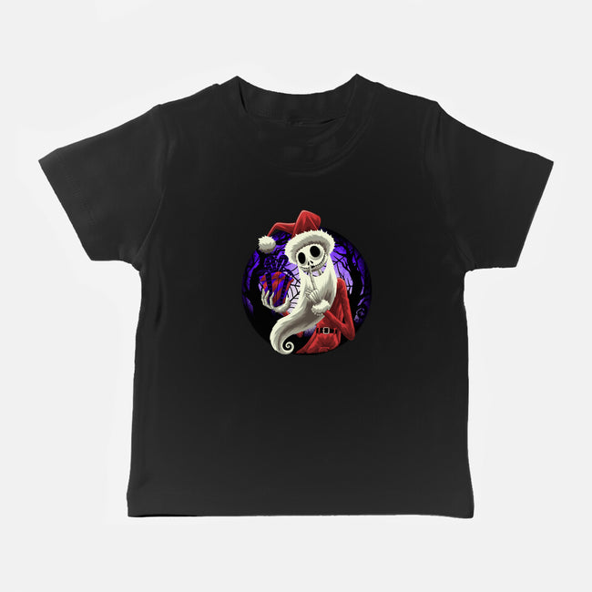 Skeleton Santa-Baby-Basic-Tee-rmatix