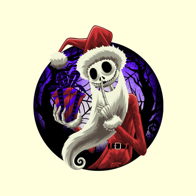 Skeleton Santa-None-Glossy-Sticker-rmatix