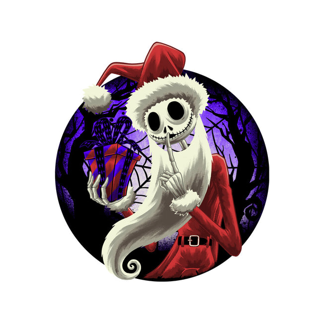 Skeleton Santa-None-Fleece-Blanket-rmatix