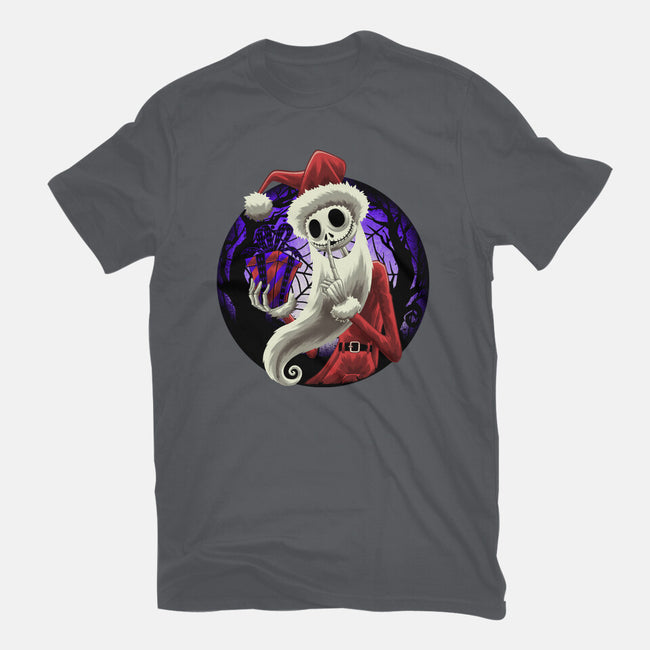 Skeleton Santa-Mens-Heavyweight-Tee-rmatix