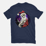 Skeleton Santa-Womens-Basic-Tee-rmatix